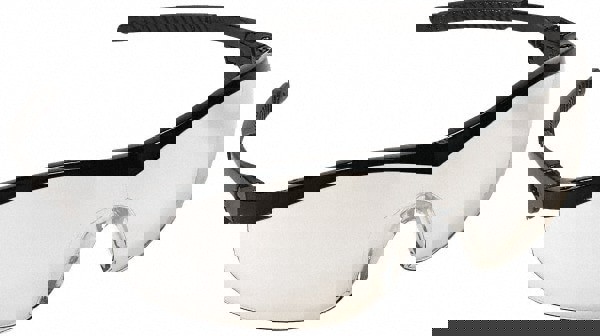 Safety Glass: Scratch-Resistant, Polycarbonate, Clear Mirror Lenses, Full-Framed, UV Protection